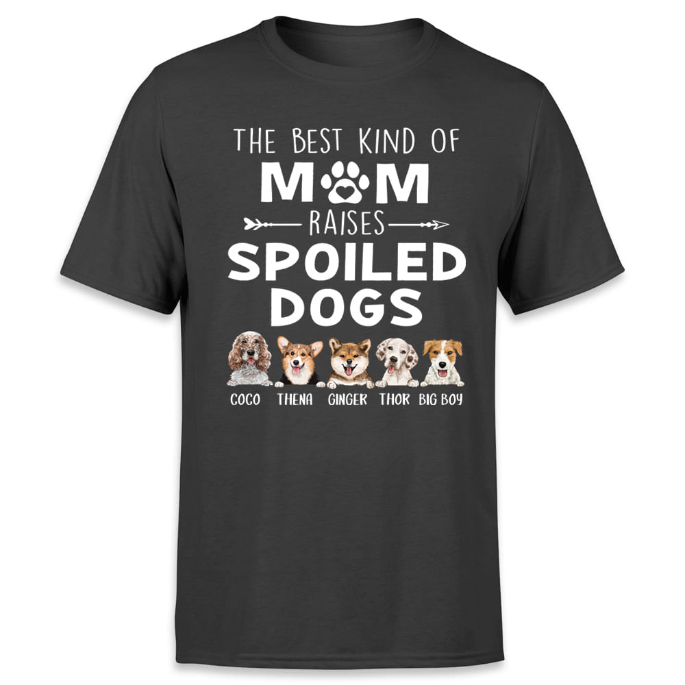 Personalized T-shirt gifts for dog lovers - Black | Unifury - Unifury