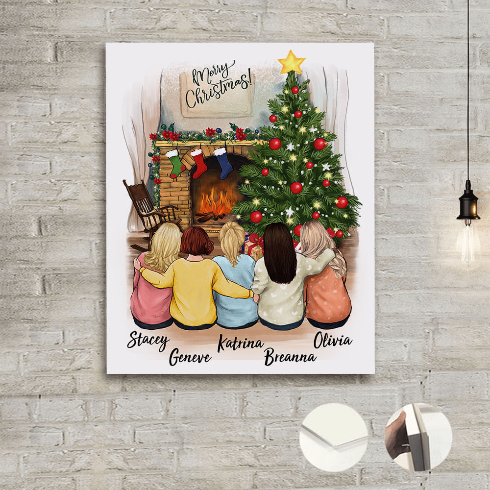 Personalized best friend Christmas gift ideas Metal Print - 2420