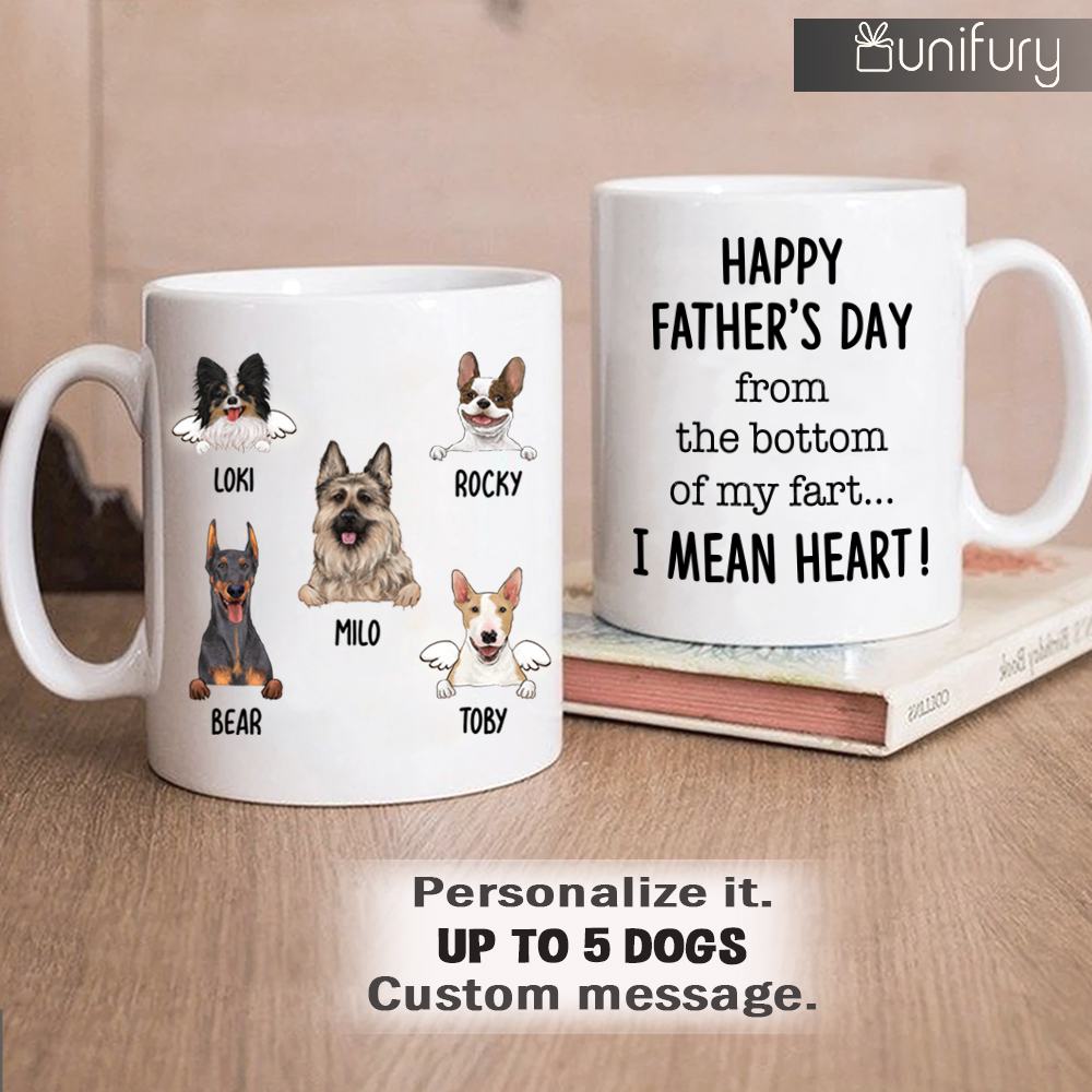 Personalized Dog Face Mug With Custom Funny Saying
