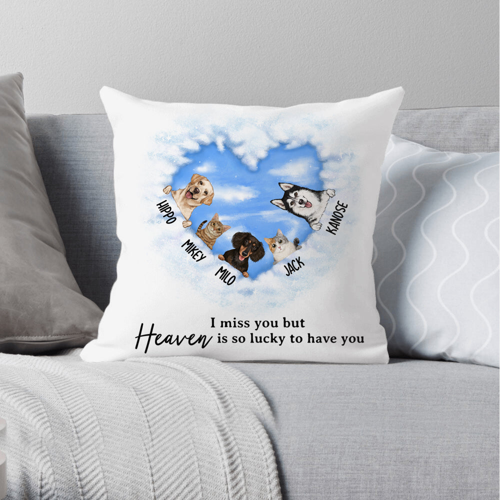 Personalized dog, cat memorial pillow gifts - What the entrance to heaven must look like