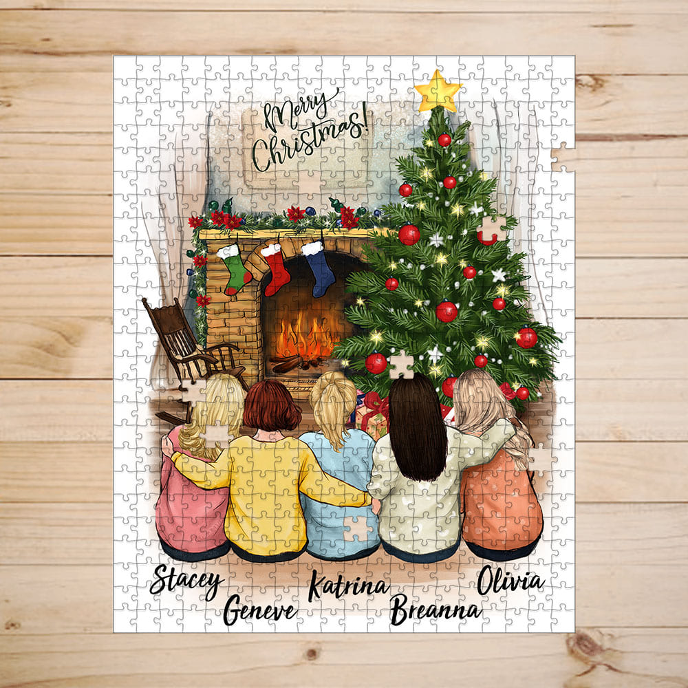 Personalized puzzle best friend Christmas gifts