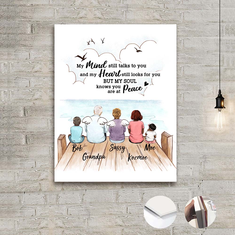 Personalized Memorial acrylic print gift for lost loved one - Custom Sayings
