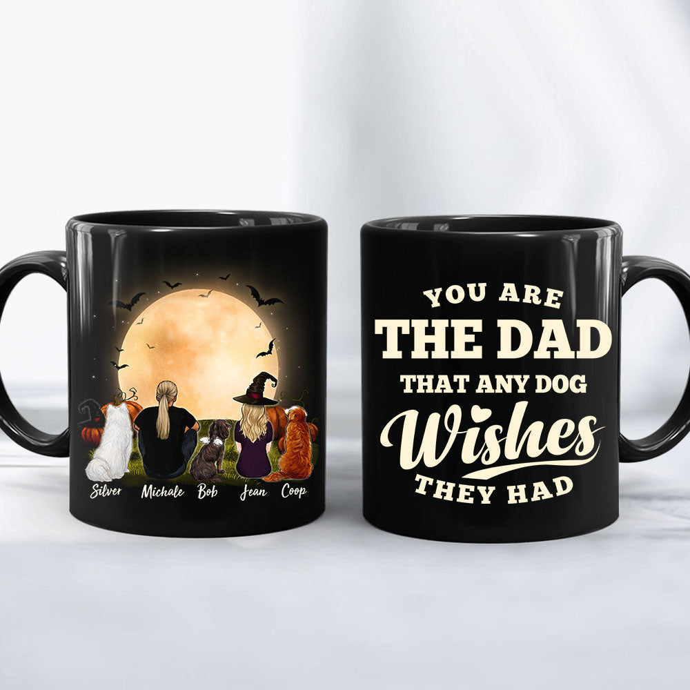 Unique Dog Owner Halloween Coffee Mug  - measssage