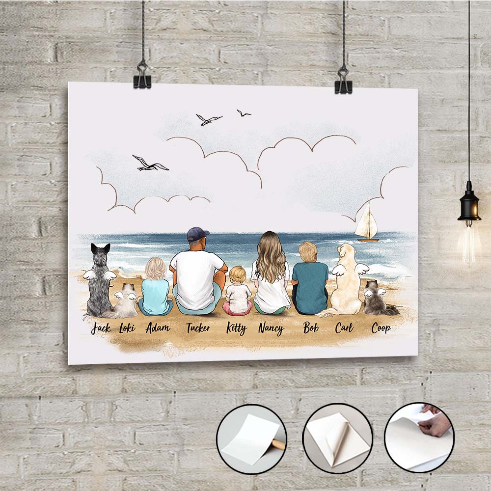 Custom Wall Posters For The Whole Family & Pet - Beach