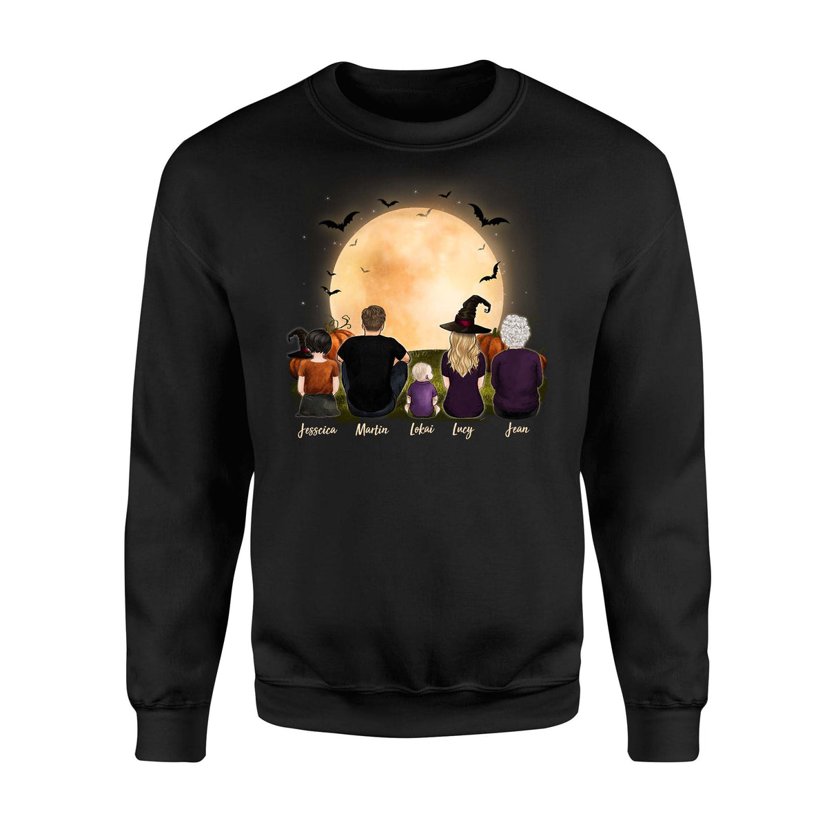 family halloween sweatshirt