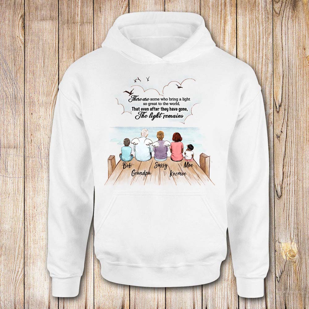 personalized memorial hoodie  There are some who bring a light so great to the world, That even after they have gone, The light remains.