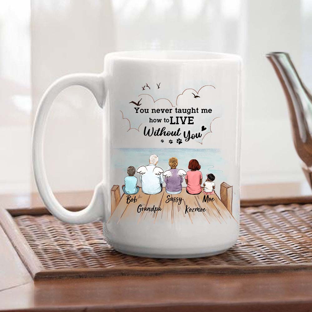 memorial personalized coffee mug