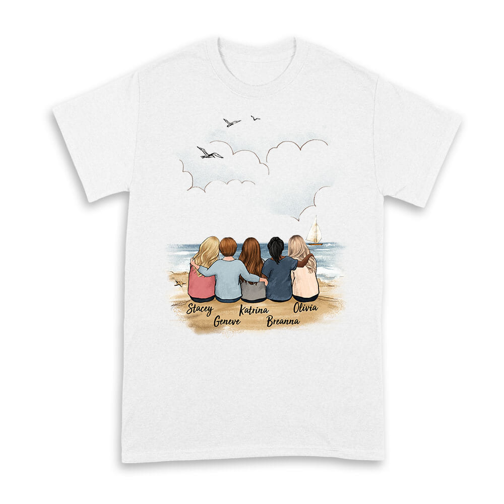 Custom Friend T-shirts | Besties Tee Shirts | Unifury - Unifury